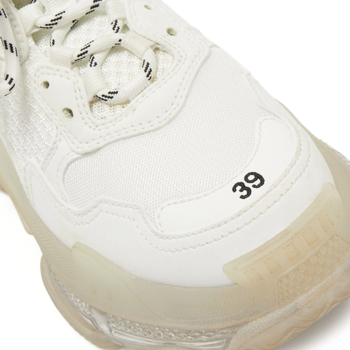 Balenciaga Triple S White Clear Sole